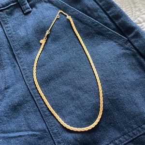 Madewell gold chain necklace